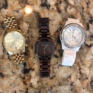3 name brand watches 💕